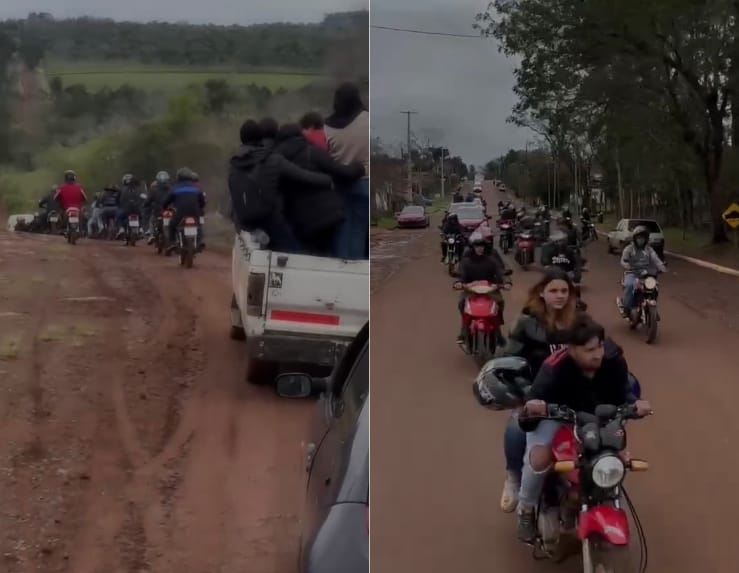 Último adiós a Gonzalo Peralta: despidieron al joven con una caravana en Campo Ramón